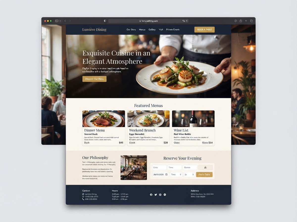 Spice Route Kitchen website design by SiteMaxi