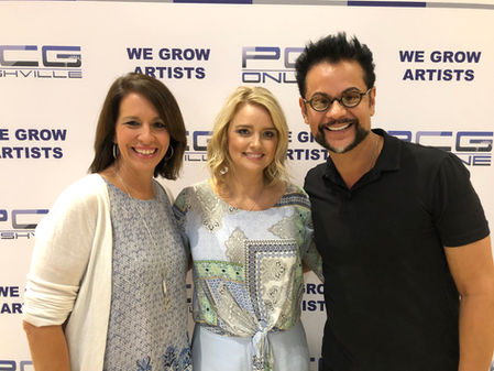 Laurie Winckel with Molly and Bernard Porter of PCG Universal