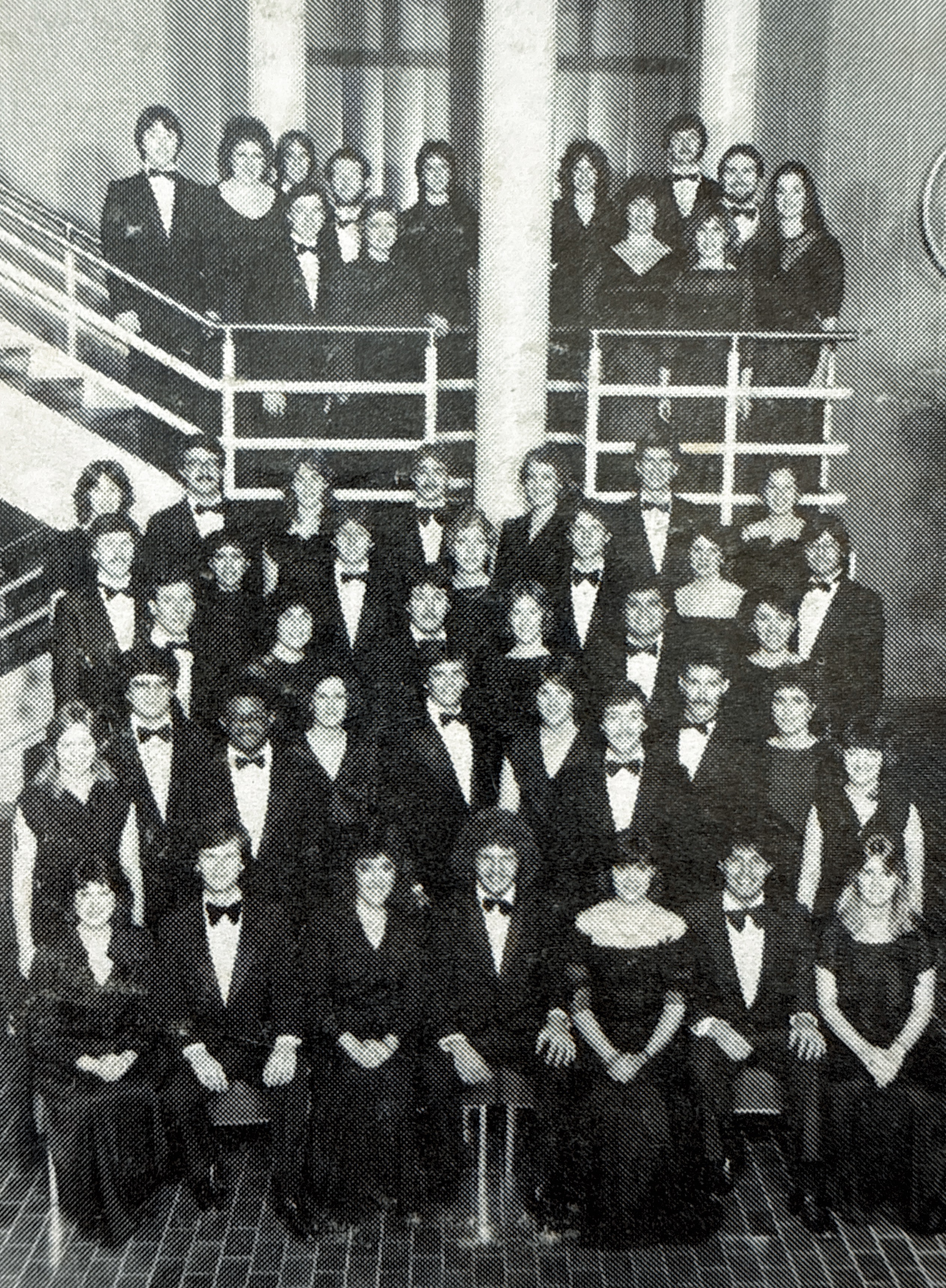 Southwest Texas State University concert choir under choral director Dr. Kenneth Fulton