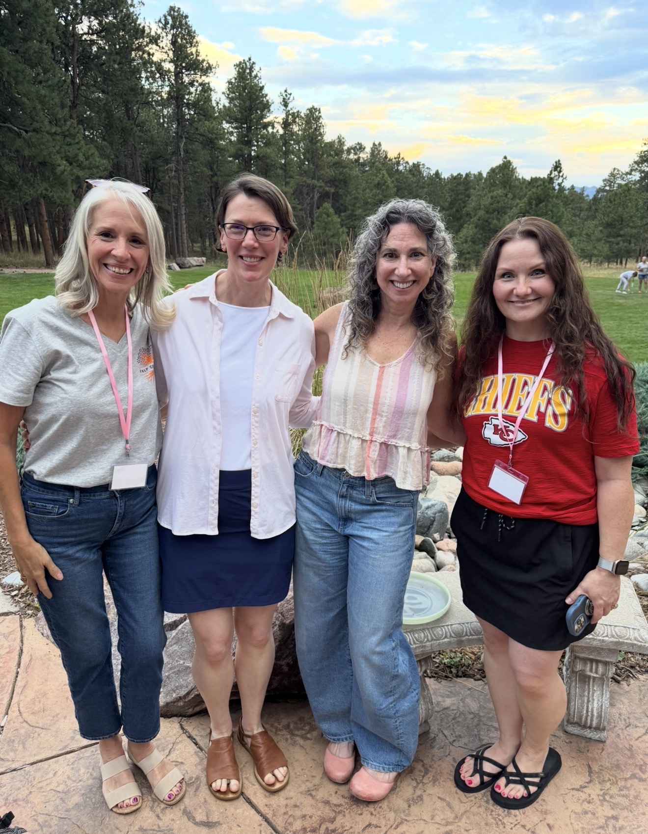 Laurie Winckel with Functional Nutrition Alliance founder Andrea Nakayama and fellow practitioners at the FNLP Retreat in Colorado Springs, CO, summer 2026