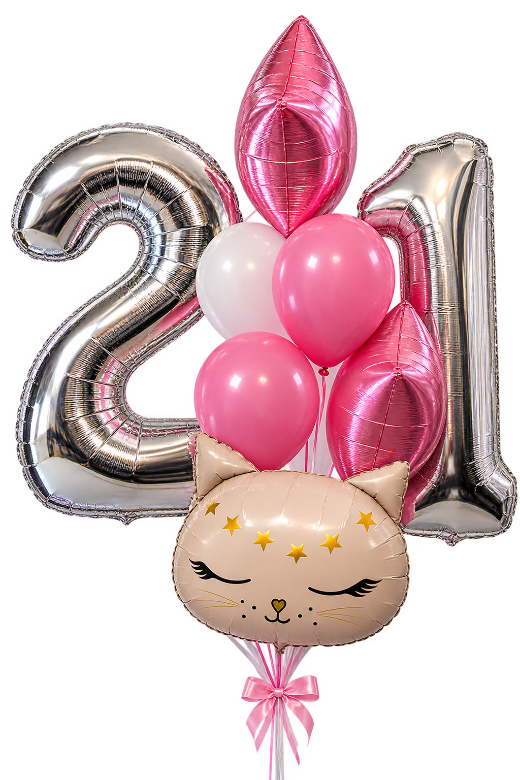 Zestaw balonów z helem na urodziny – 2 cyfry