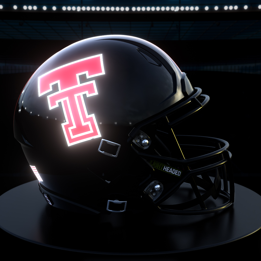Texas Tech LightHeaded Illuminated Helmet