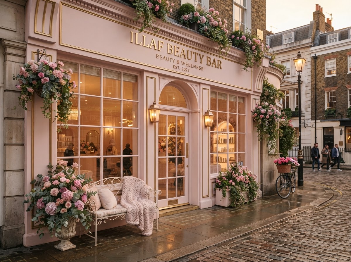 ILLAF Beauty Bar London storefront