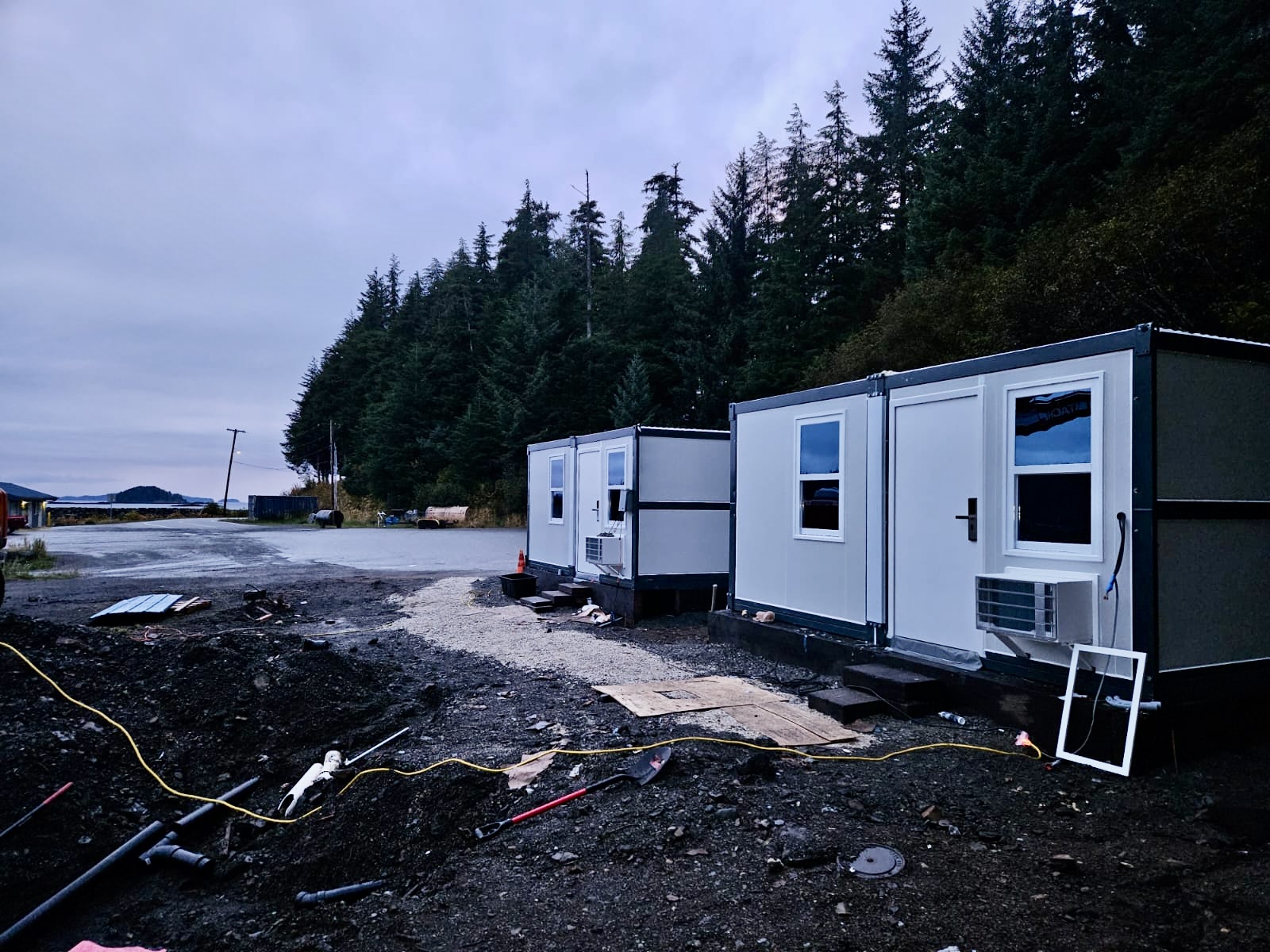 Active micro community site setup with utilities and rapid site deployment