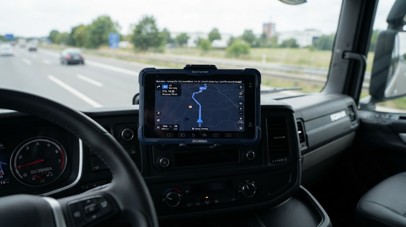 Terminal embarcado y dispositivo GPS instalado en un vehículo