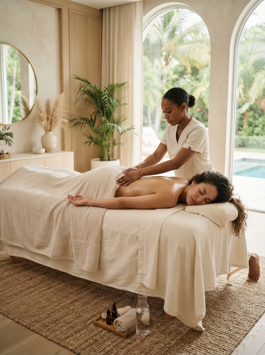 Luxury lymphatic drainage and post-surgery massage therapy in Miami