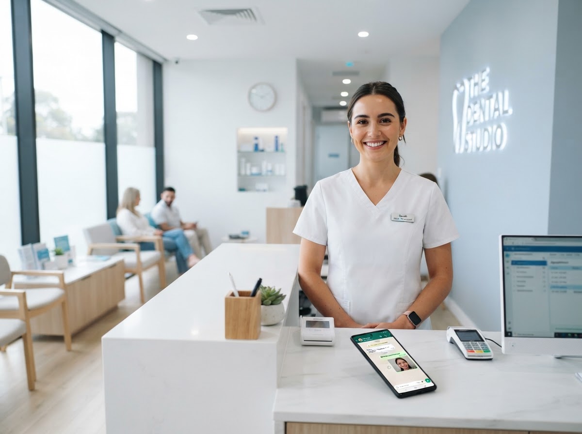 Conversación de WhatsApp con el agente de AutOdonto agendando una cita dental