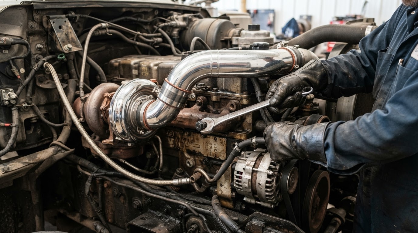 Diesel engine bay diagnostic and mechanical repair