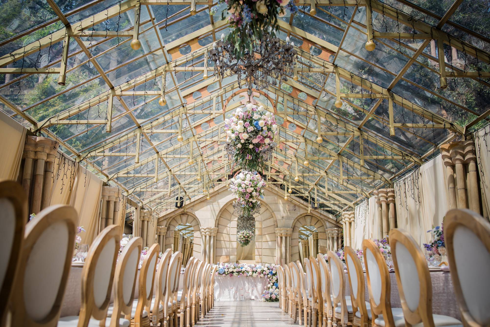 Johannesburg wedding venue at golden hour