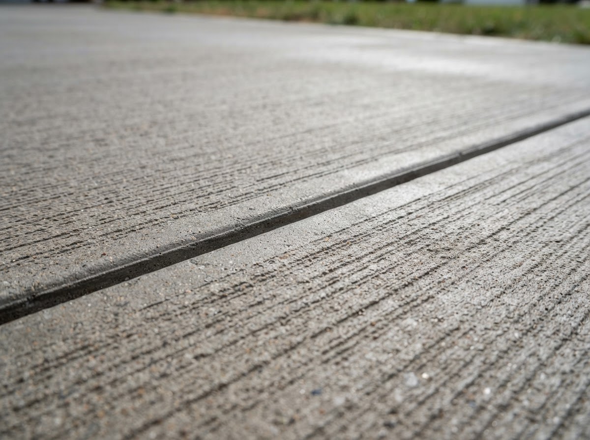 Concrete Driveway craftsmanship detail showing construction quality in Catalina Foothills, AZ