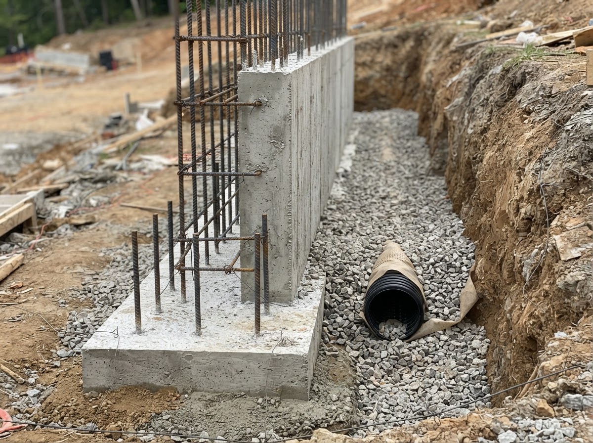 Concrete Wall craftsmanship detail showing construction quality in Catalina Foothills, AZ