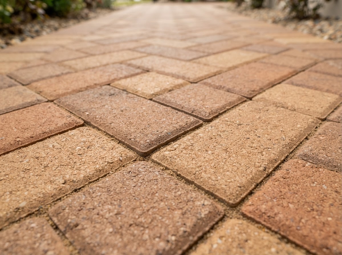 Concrete Pavers craftsmanship detail showing construction quality in Catalina Foothills, AZ