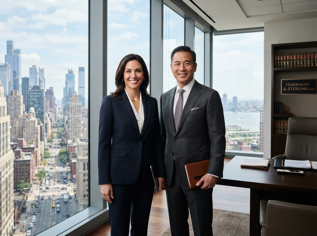 Law Firm Demo Managing Trial Attorneys in Modern Office