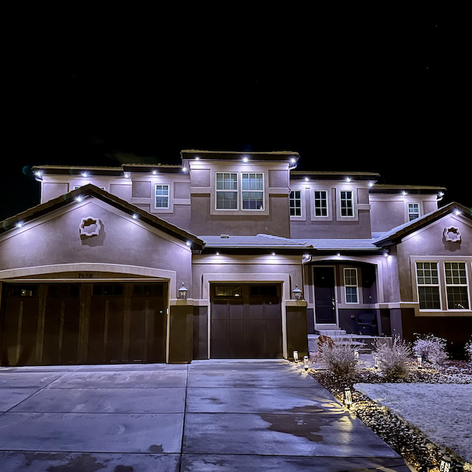 Roseville permanent architectural lighting