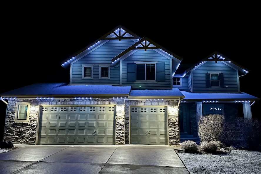 Rocklin permanent color-changing lights