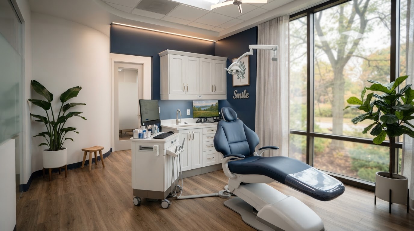 Najor Dental Center office interior in Southfield, MI