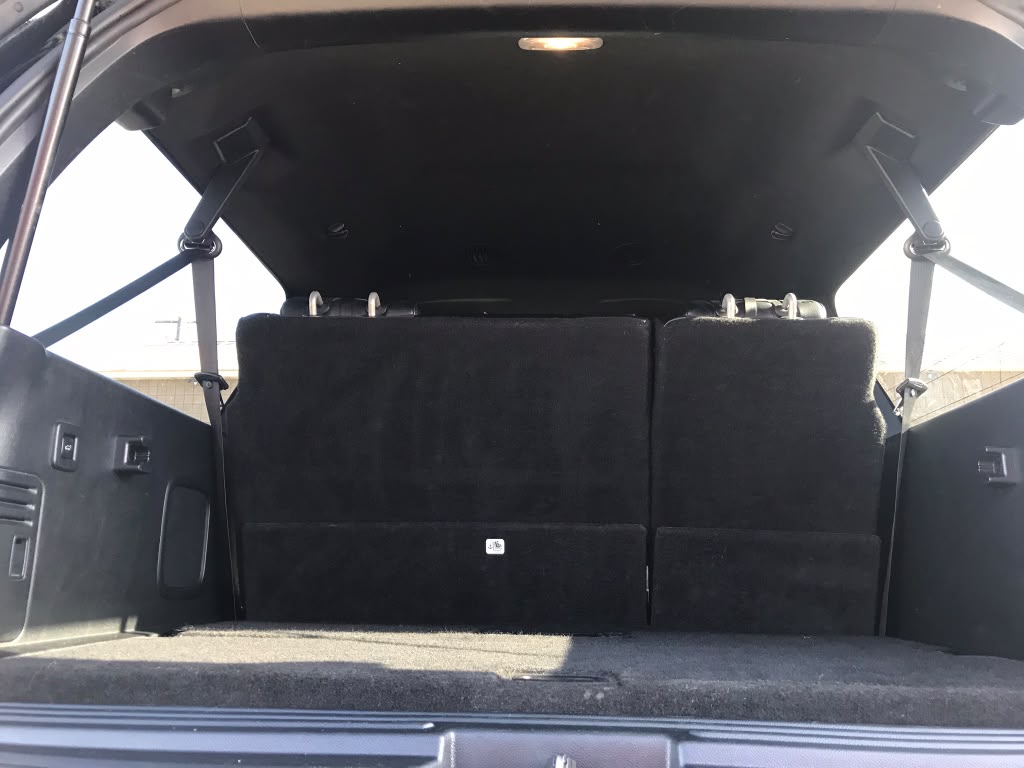 Spotless SUV cargo trunk and seatback interior steam clean detail by Miracle Detailing in Utah County