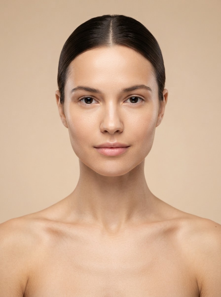 Rostro real mostrando las zonas a tratar con Ultherapy PRIME®