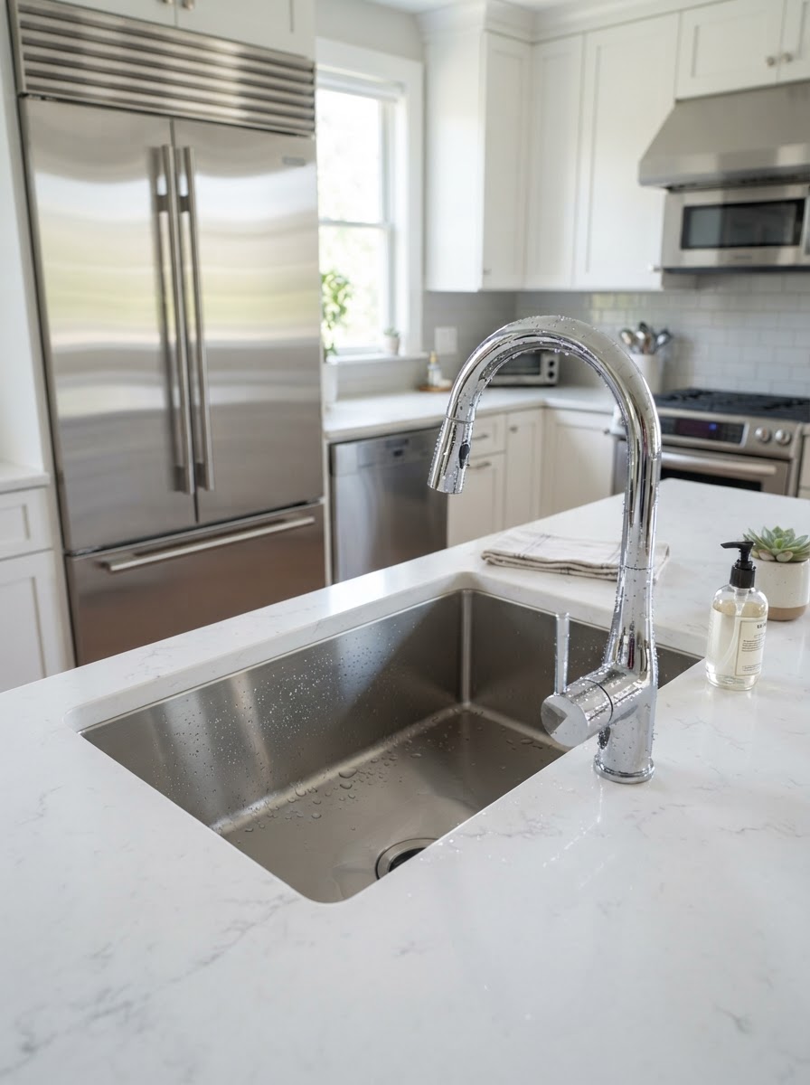 Sparkling clean kitchen after a Hawthorne deep clean