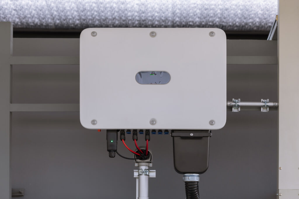 Hybrid backup power system electrical control cabinet installation
