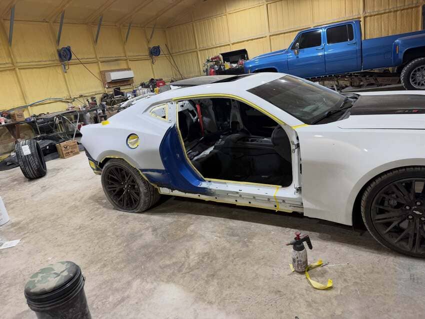 Clayton's Collision auto body work project 1 in Anna TX