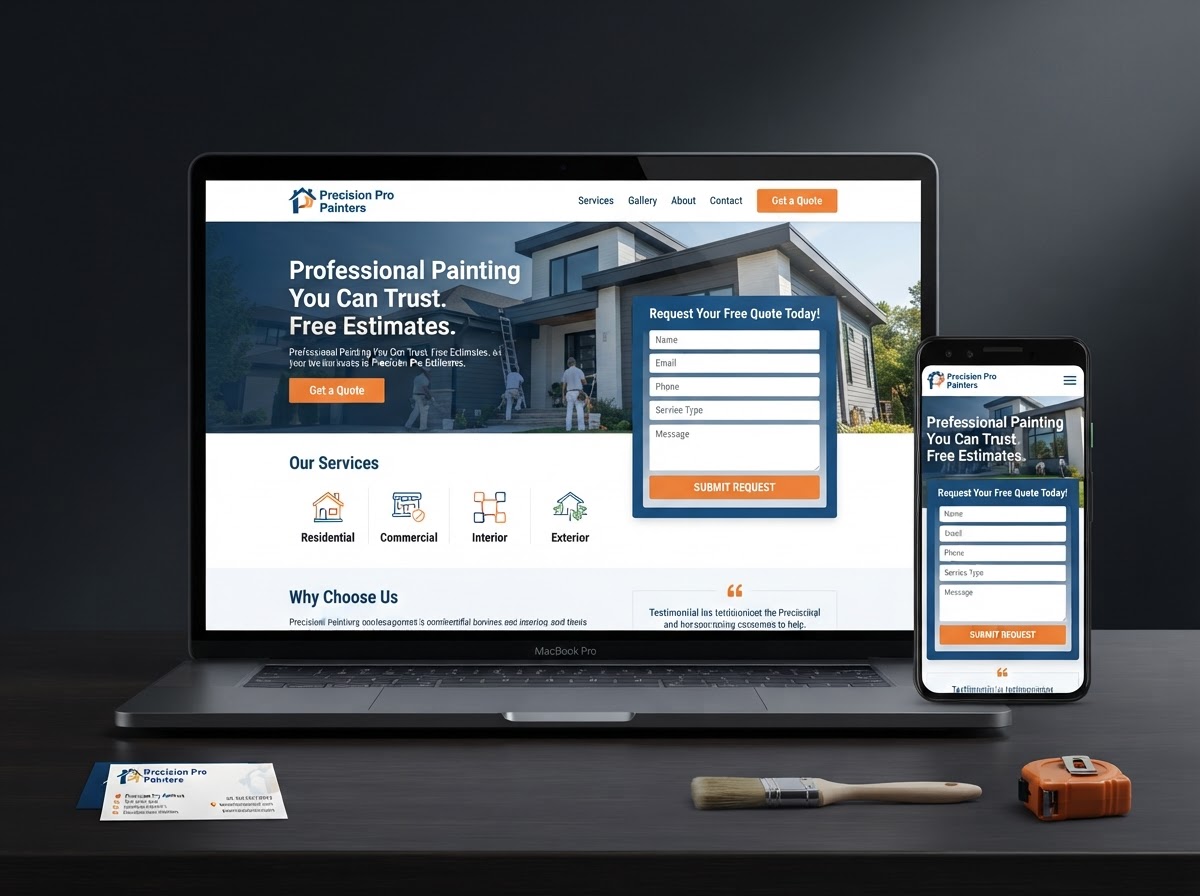 High-Converting Contractor Website