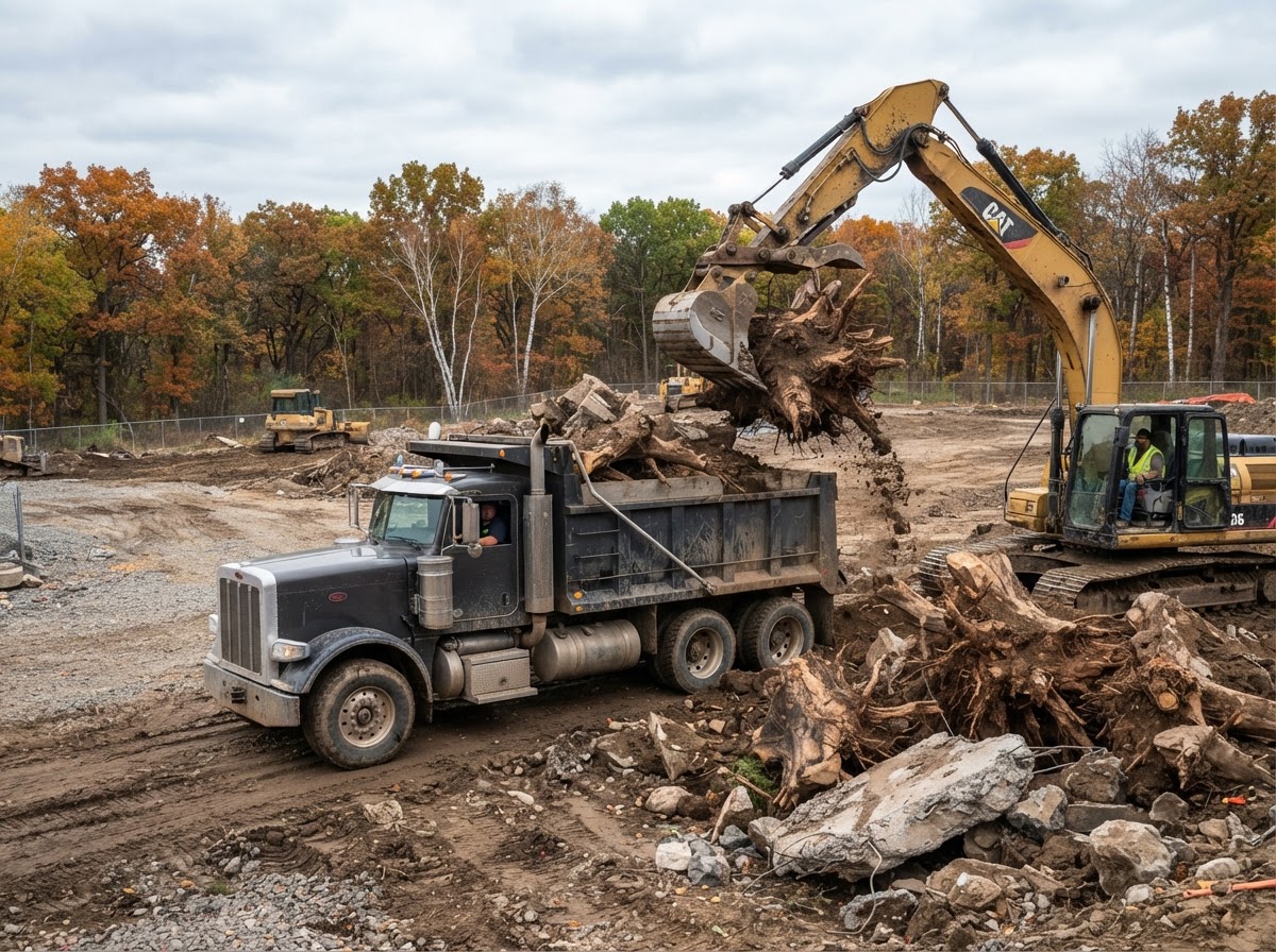 Oversized Debris & Stump Hauling