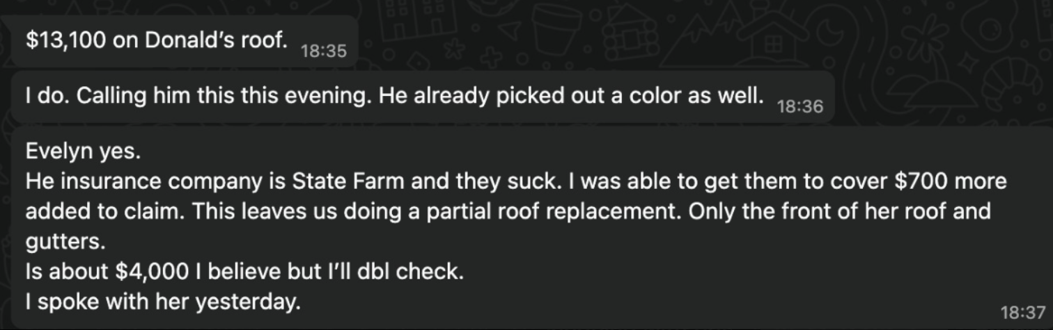 $13,100 Roof Replacement Win