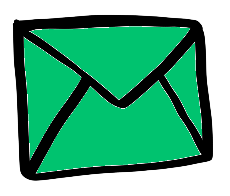 Green envelope