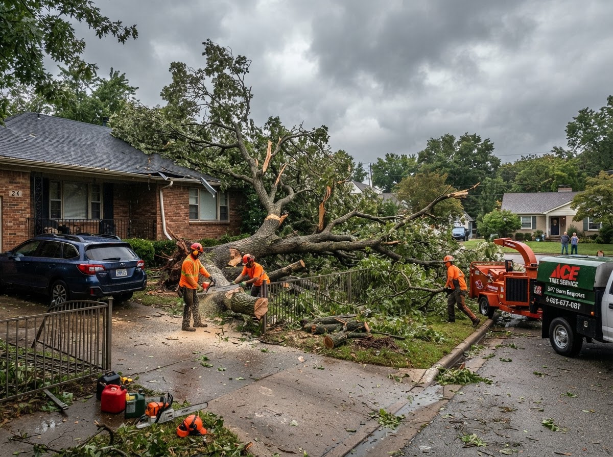 Emergency Storm Service performed by Mayes Tree Service