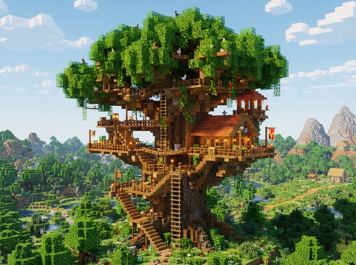 Treehouse build idea
