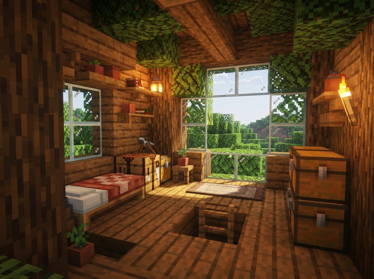 Treehouse — step 3: Furnish your leafy hideout