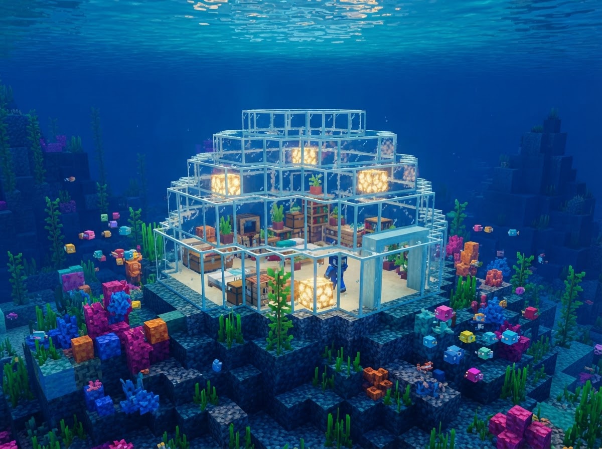 Underwater Base build idea