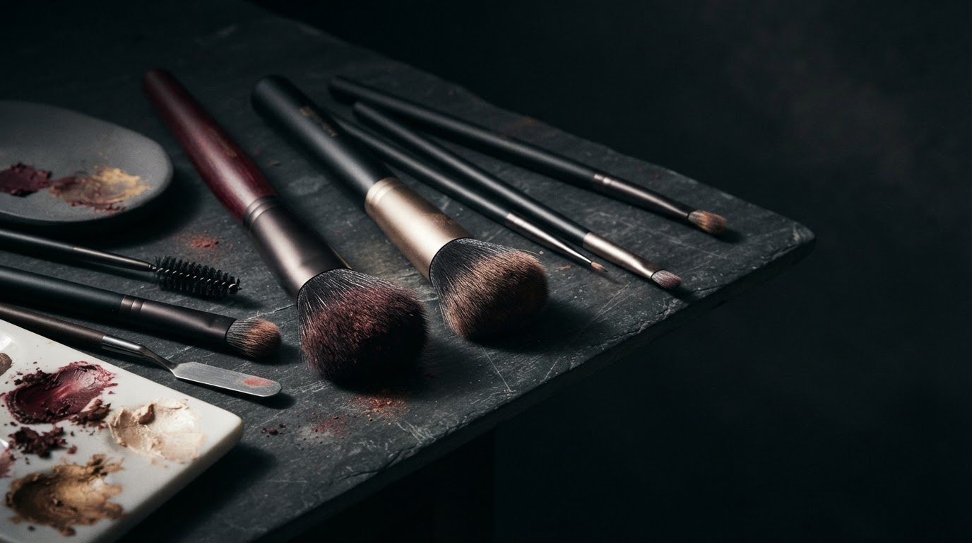 Prémium beauty eszközök — editorial still life