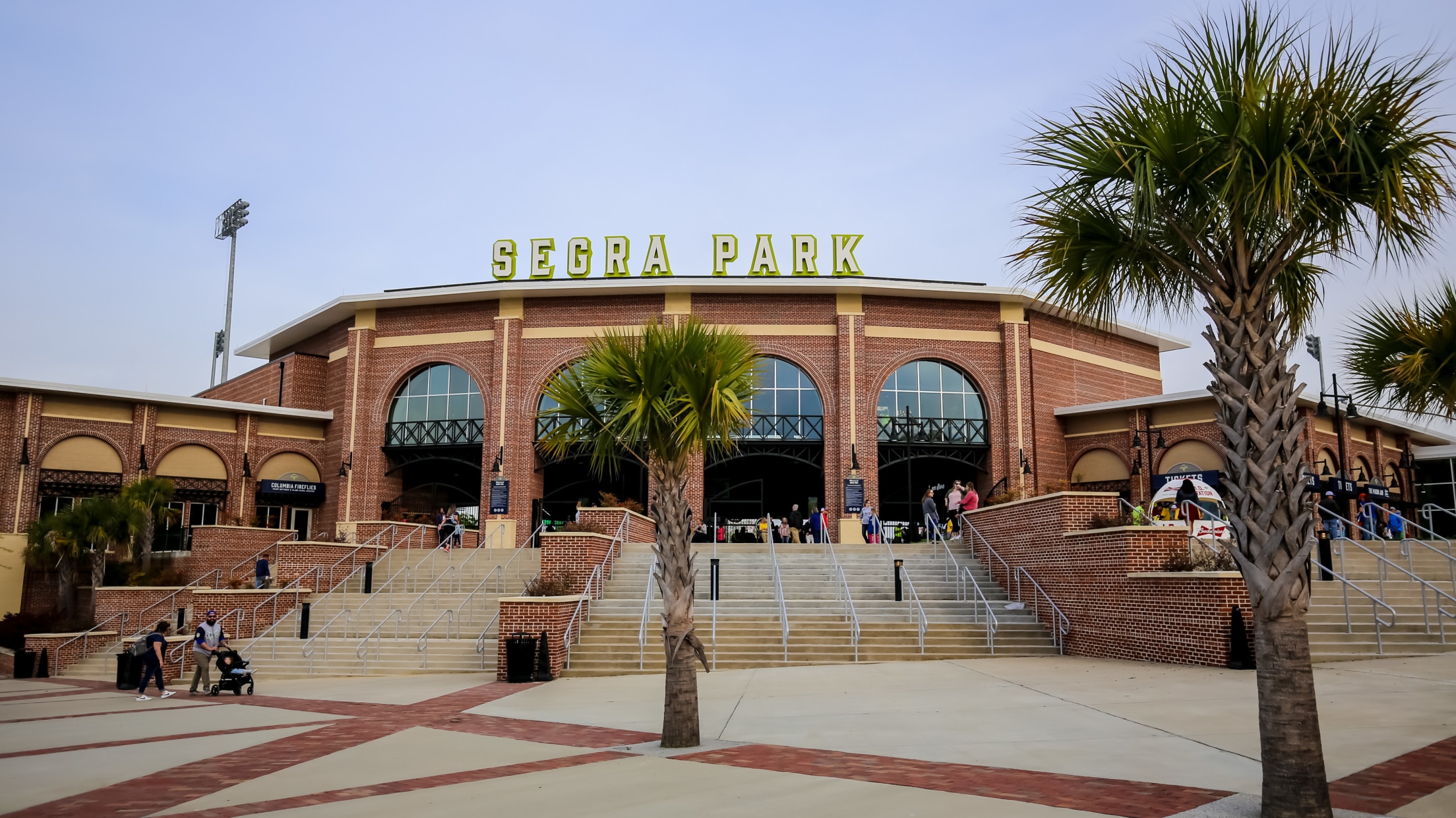 Segra Park (Fireflies Stadium) venue exterior in Columbia, South Carolina