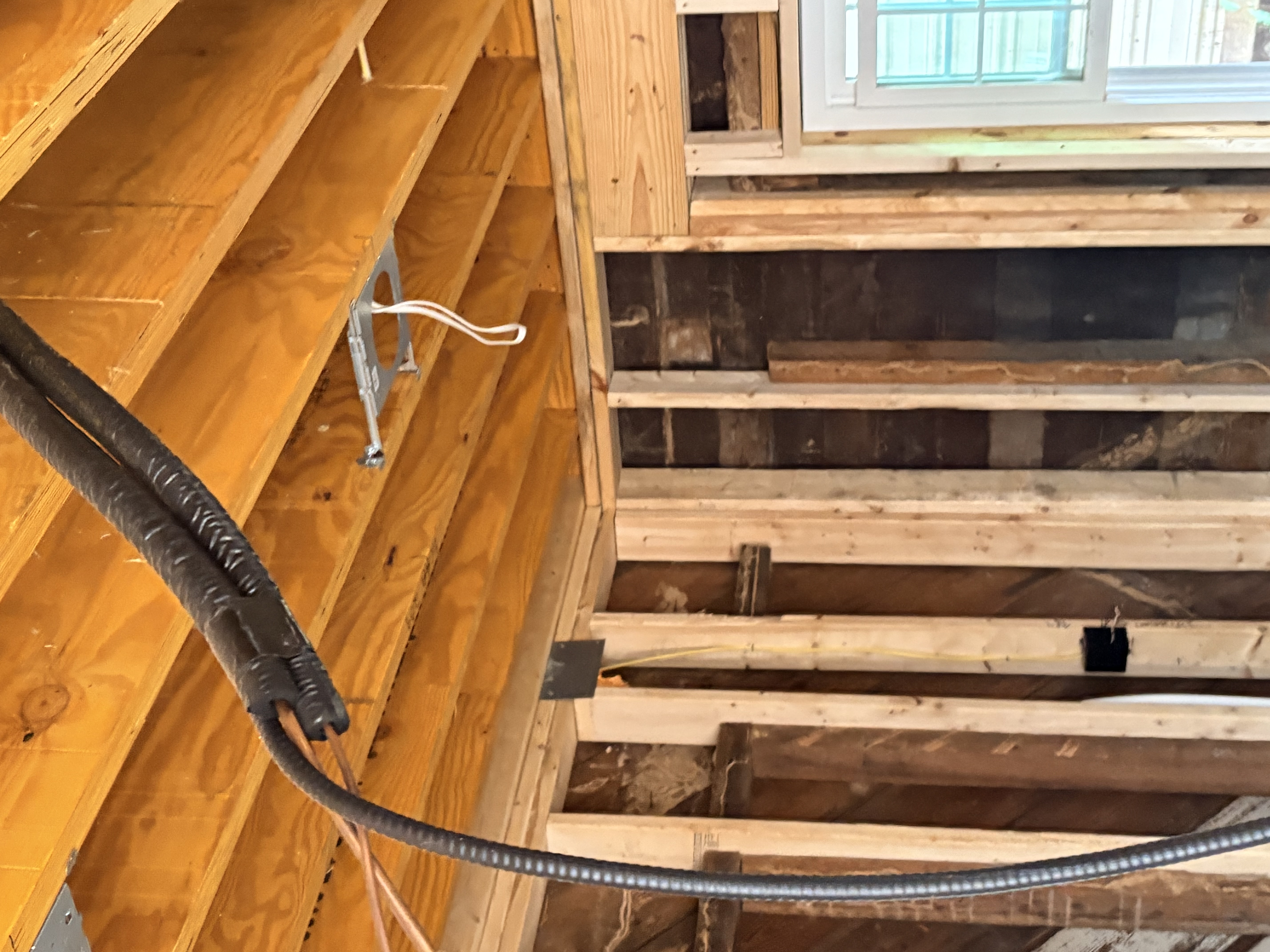 Real electrical installation project completed by Soundside Electrical in Wilmington NC