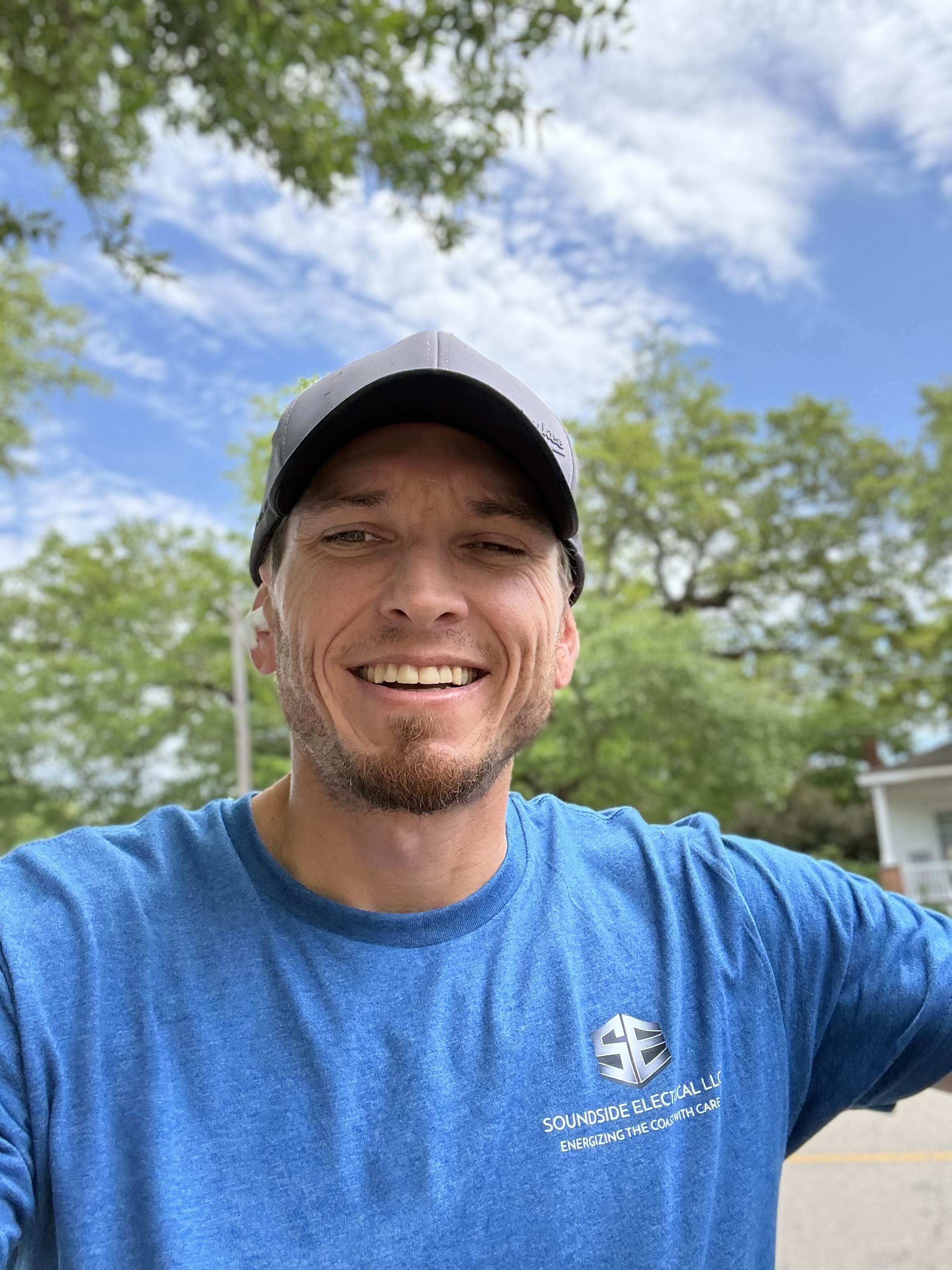 Ryan Bernatz, licensed electrician and owner of Soundside Electrical LLC based in Leland NC