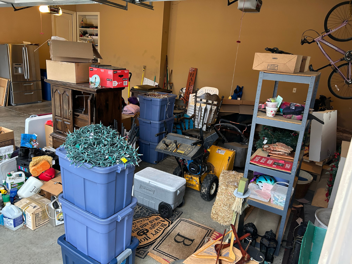 Before: Cleared Floor + Wall Storage