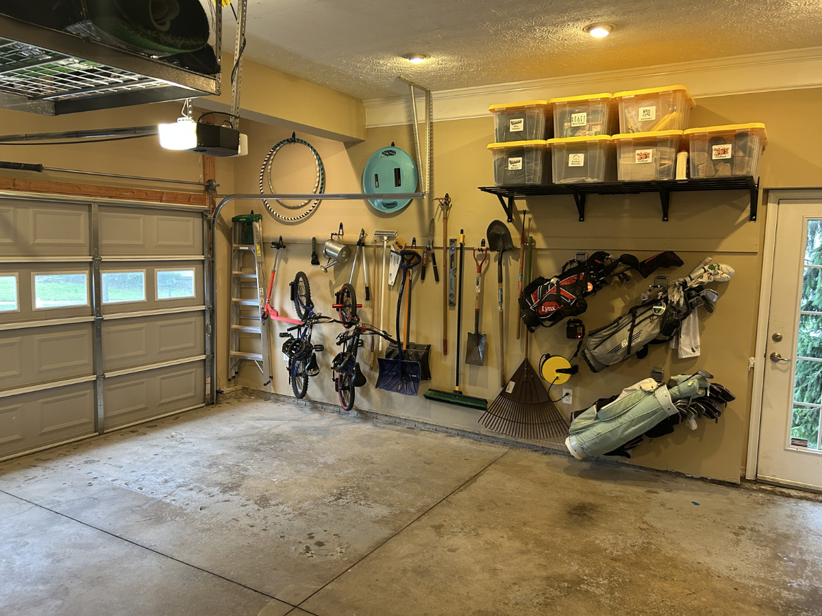 After: Golf Gear + Wall Storage