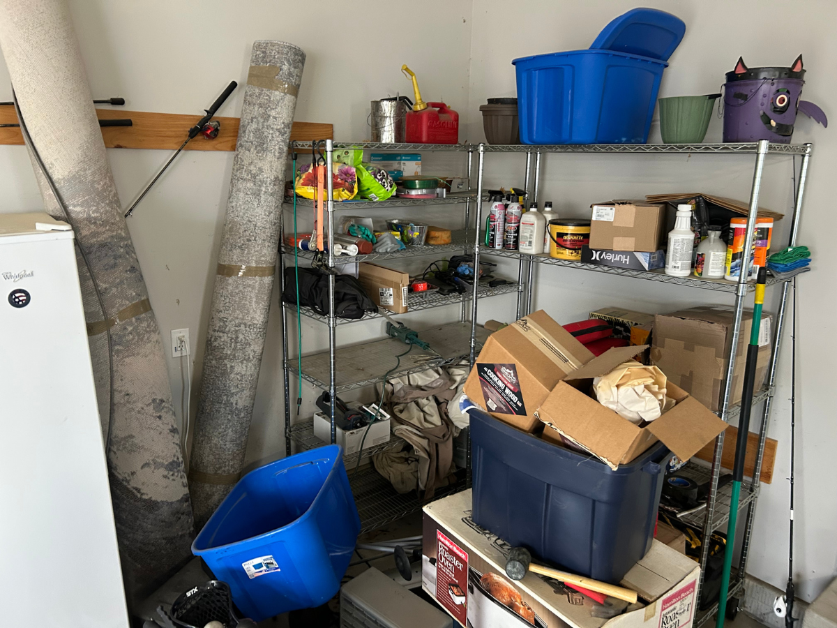 Before: Fishing Rod + Family Gear Station