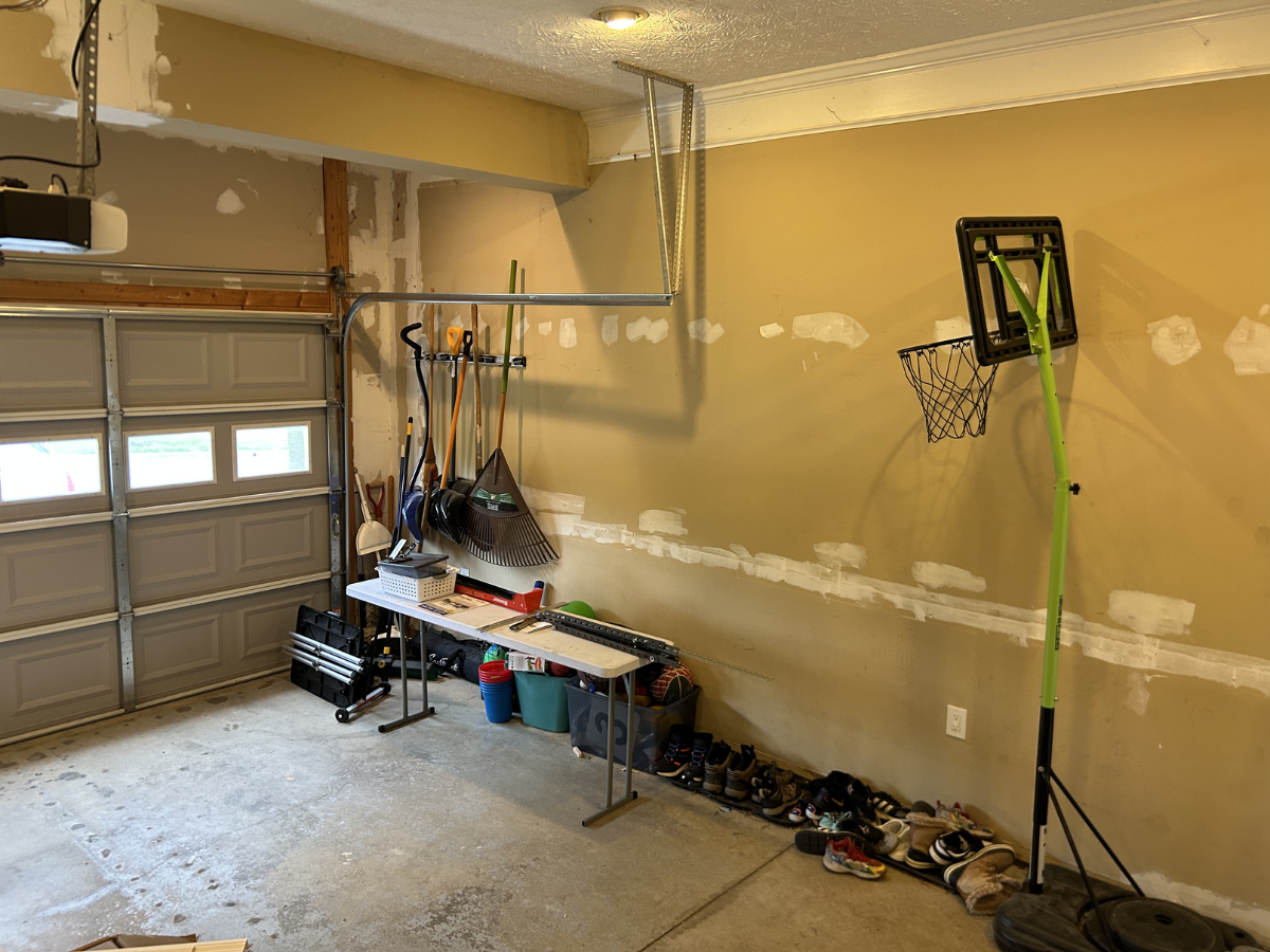 Before: Golf Gear + Wall Storage