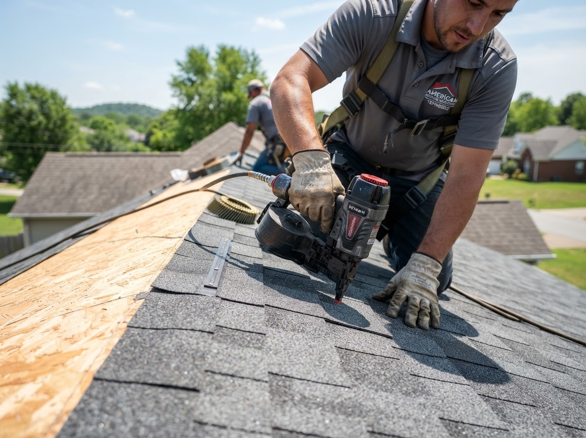 Architectural shingle installation