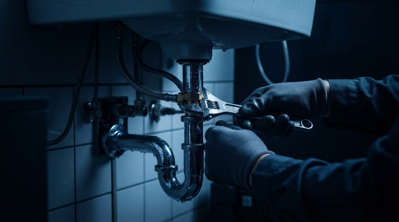 Plumbing tools and pipes