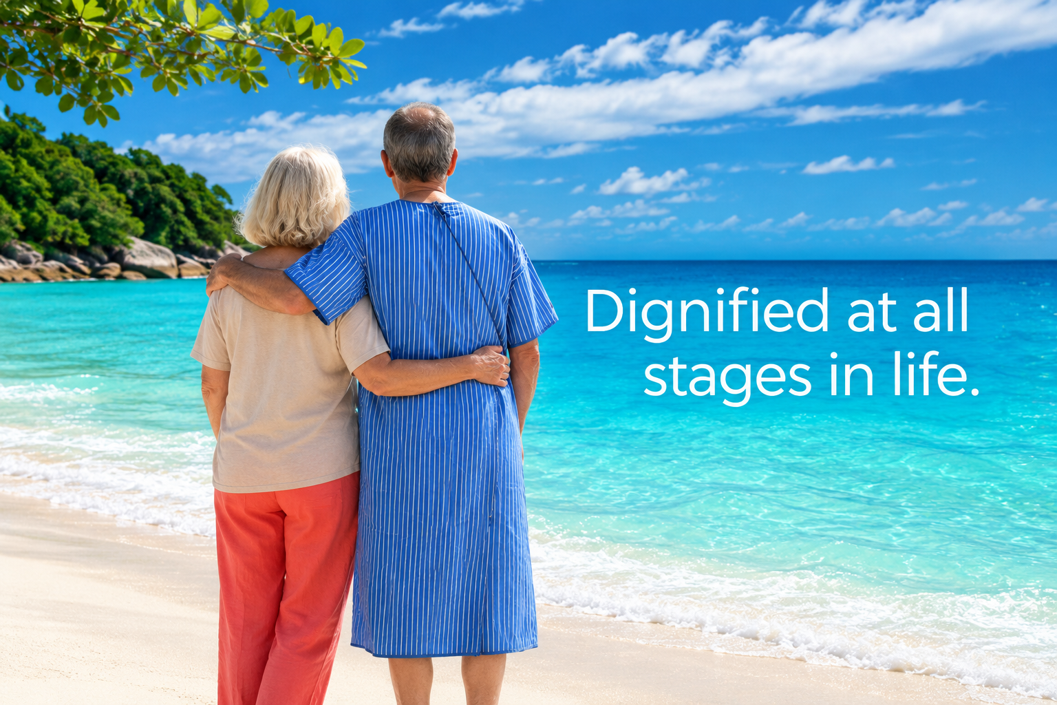 Dignified at all stages in life - Gorgeous Hospital Gowns