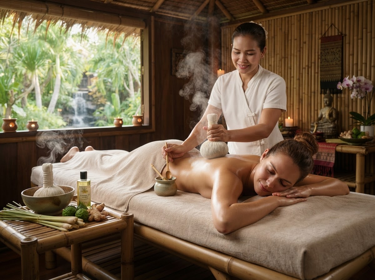 Therapeutic Thai Massage Herbal Compress