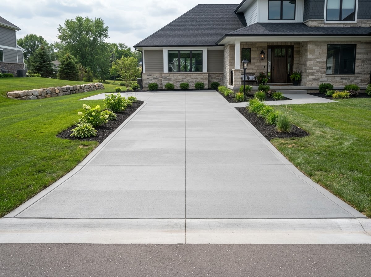 Concrete driveway installation in Levin by Sharp N Ready Concrete