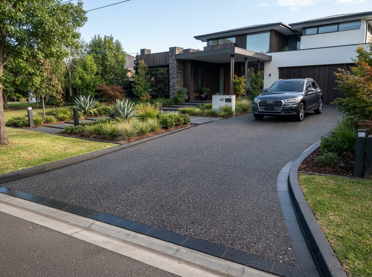 Concrete pathway project — Front Entry Walkway (Broom-finish, Levin residential)