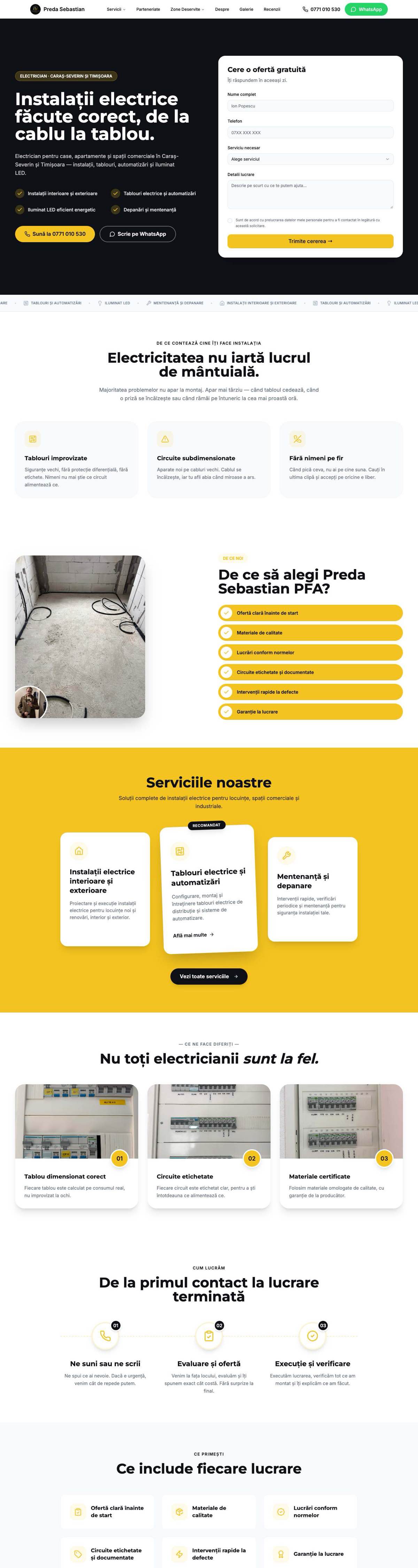Site Preda Sebastian Electrician