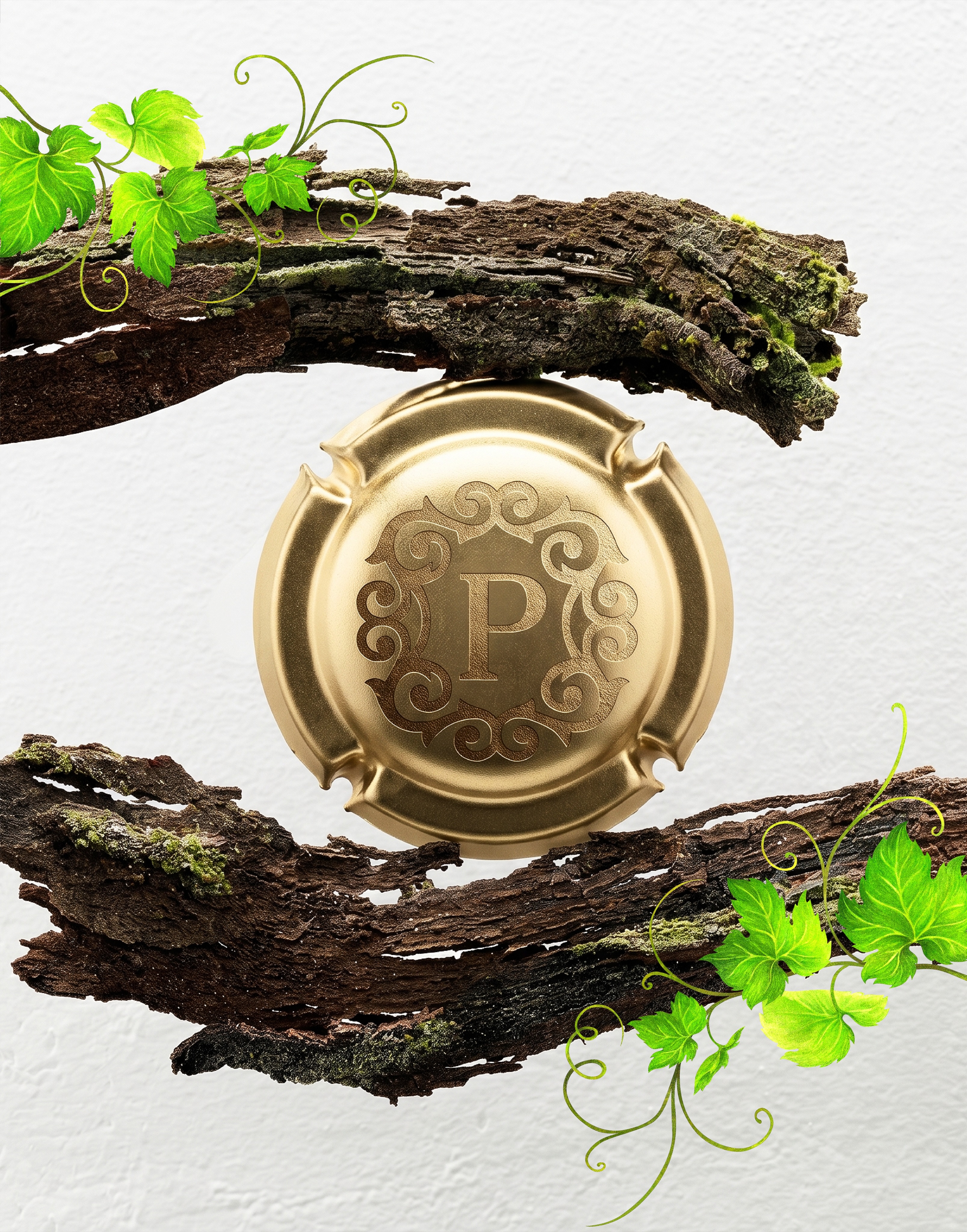 Pokello Gold Monogram Cap
