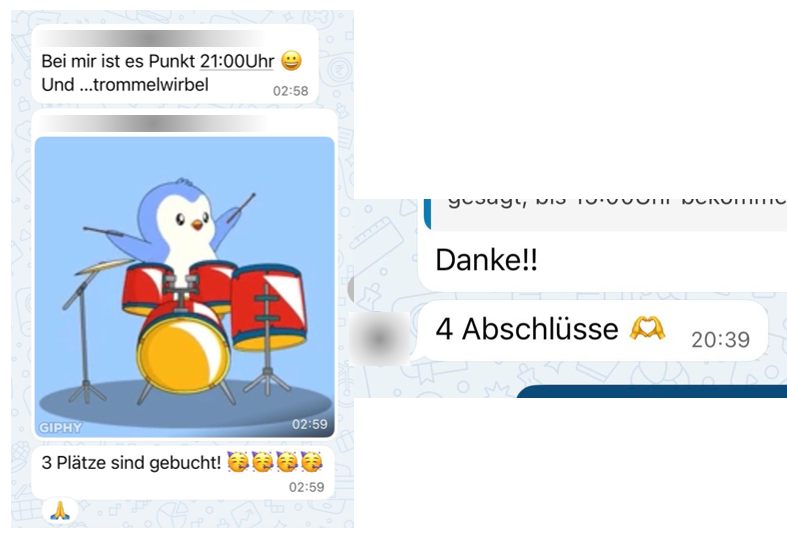 Echter Kunden-Chat — WhatsApp Verifizierung